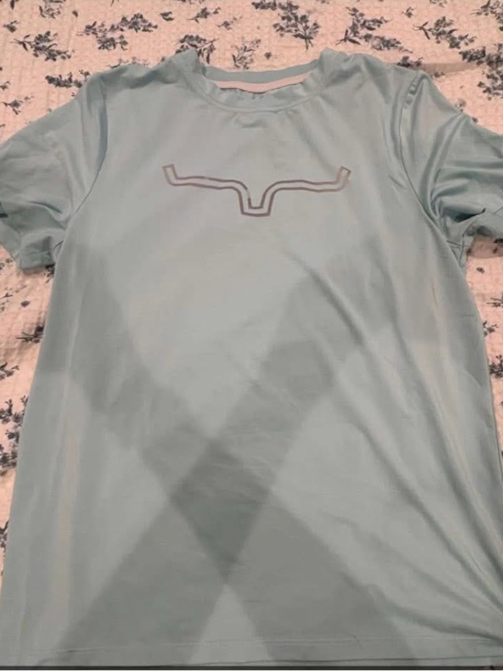 Kimes Ranch Light Blue Short Sleeve Logo Tee